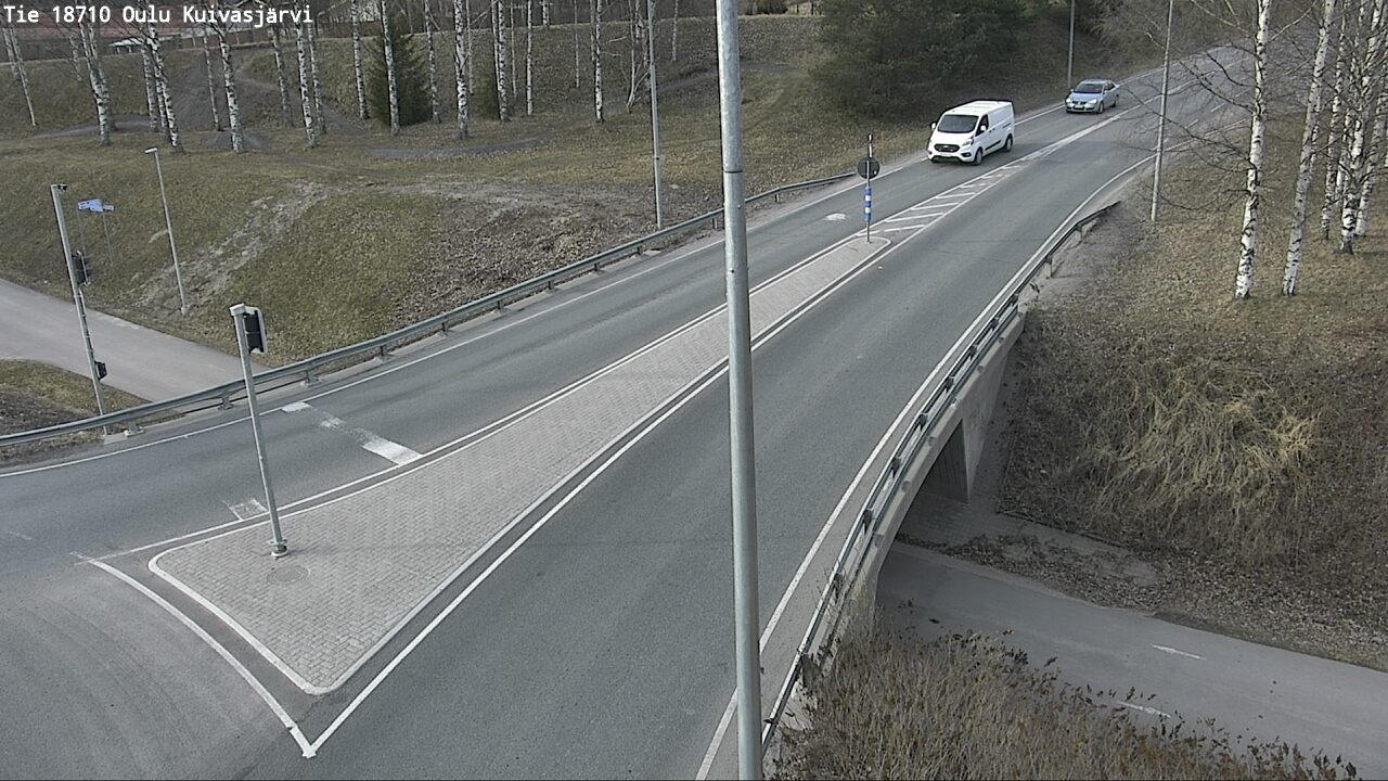 Weather Camera Image väg 18710 Oulu Kuivasjärvi, Oulu, Pohjois-Pohjanmaa