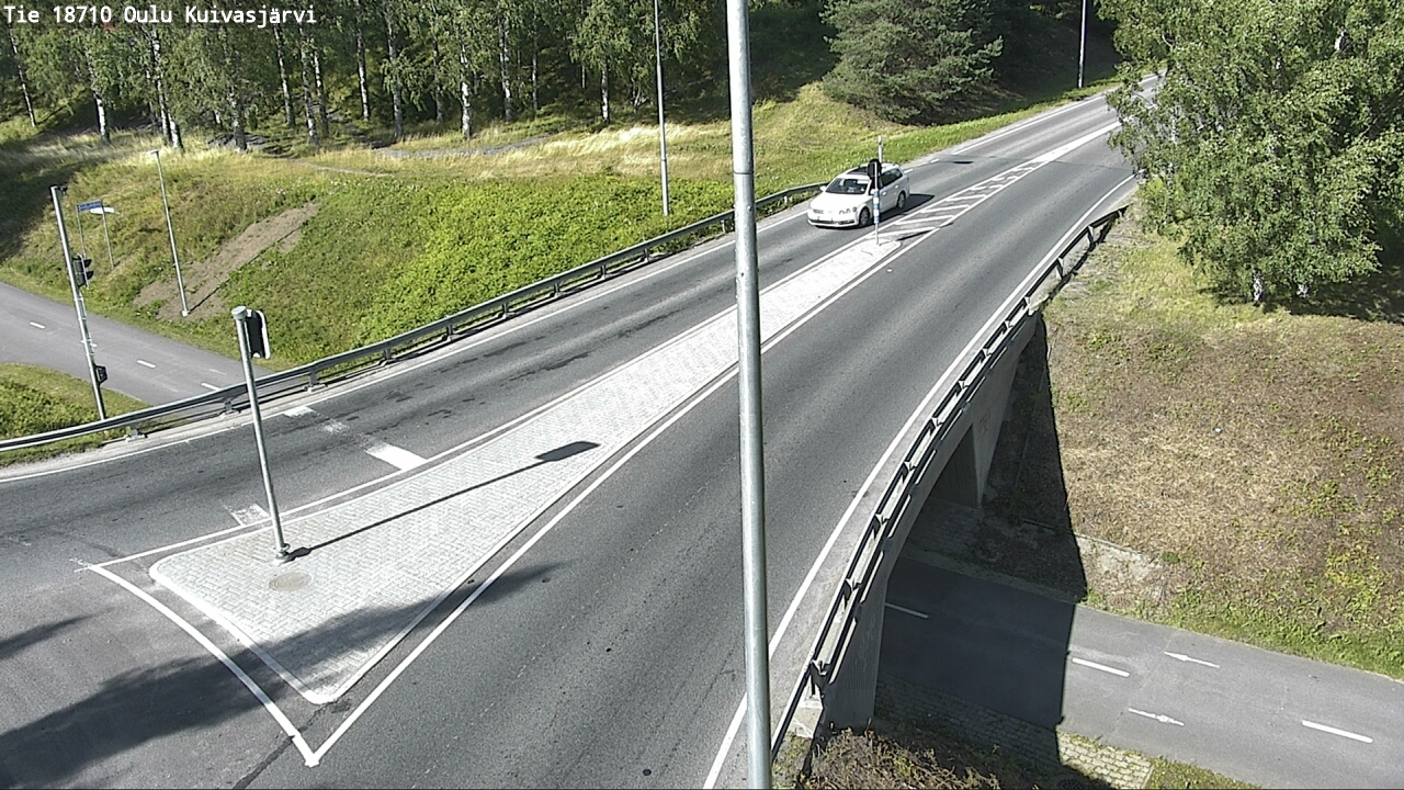 Weather Camera Image road 18710 Oulu Kuivasjärvi, Oulu, Pohjois-Pohjanmaa