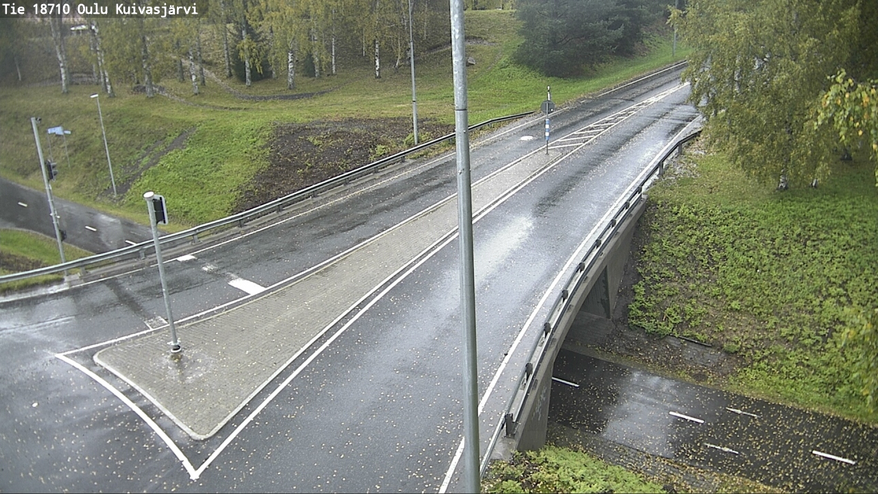 Weather Camera Image väg 18710 Oulu Kuivasjärvi, Oulu, Pohjois-Pohjanmaa
