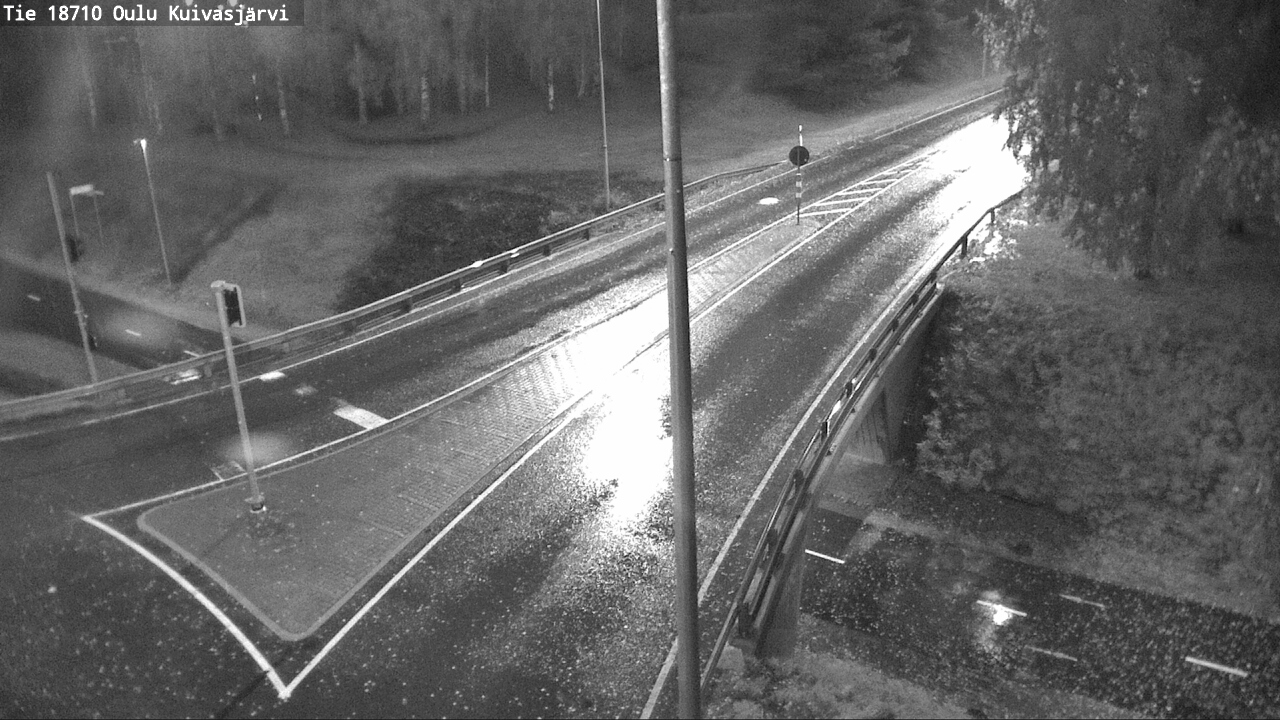 Weather Camera Image väg 18710 Oulu Kuivasjärvi, Oulu, Pohjois-Pohjanmaa