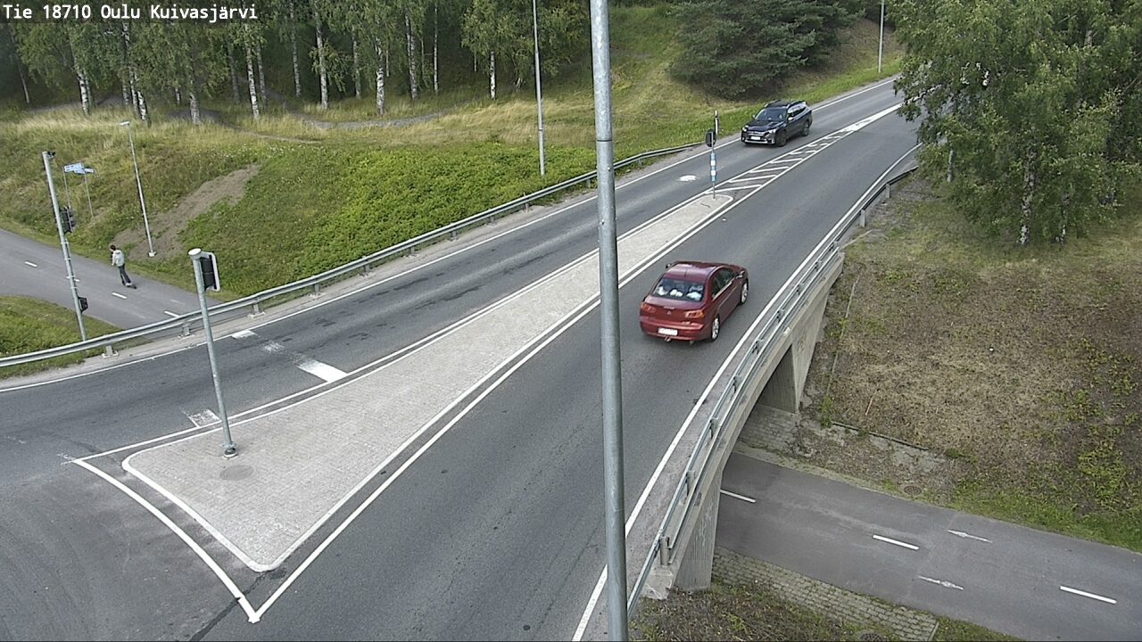 Weather Camera Image road 18710 Oulu Kuivasjärvi, Oulu, Pohjois-Pohjanmaa