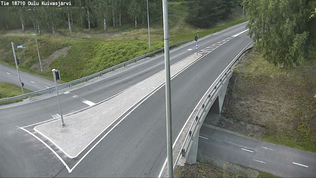 Weather Camera Image road 18710 Oulu Kuivasjärvi, Oulu, Pohjois-Pohjanmaa
