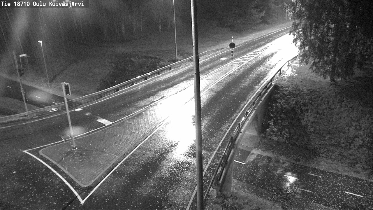 Weather Camera Image väg 18710 Oulu Kuivasjärvi, Oulu, Pohjois-Pohjanmaa