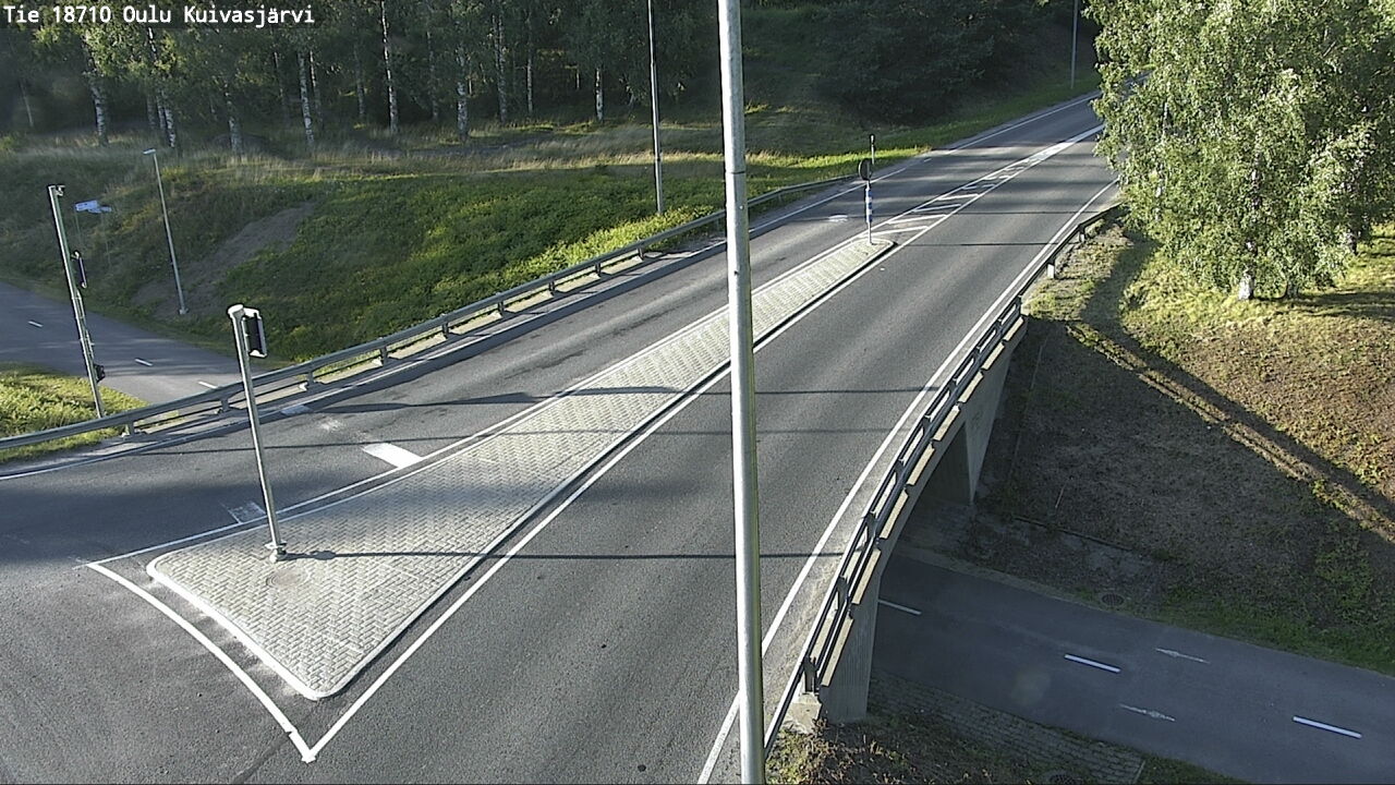 Weather Camera Image road 18710 Oulu Kuivasjärvi, Oulu, Pohjois-Pohjanmaa