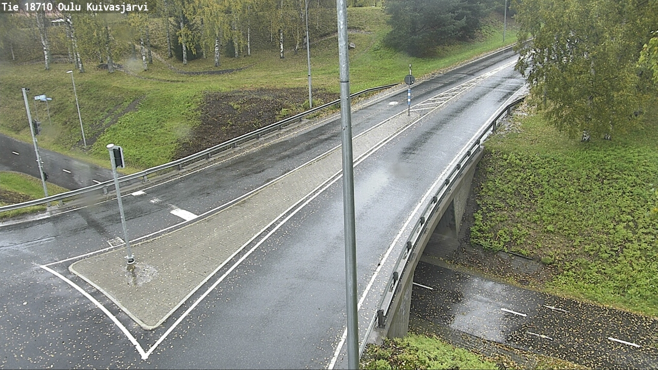 Weather Camera Image road 18710 Oulu Kuivasjärvi, Oulu, Pohjois-Pohjanmaa