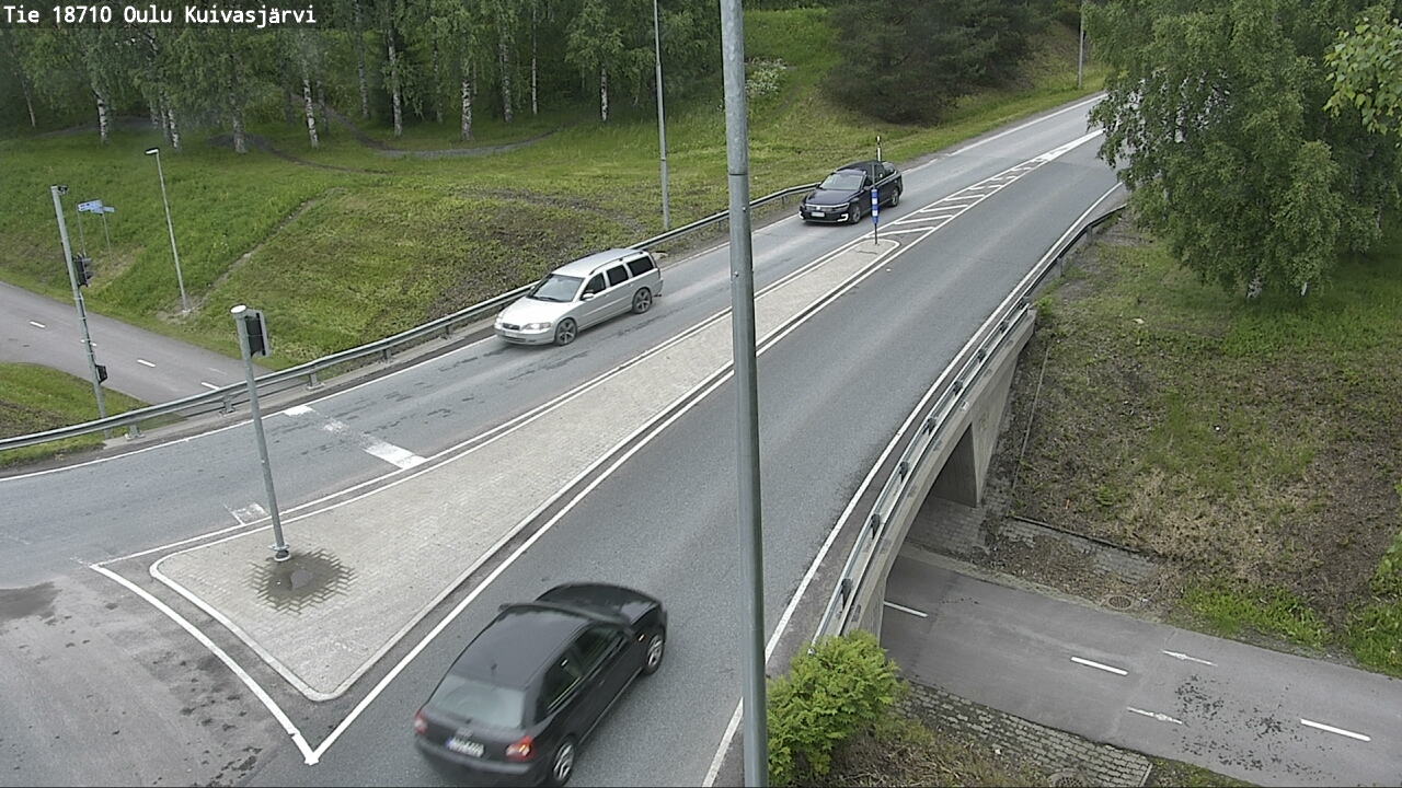 Weather Camera Image väg 18710 Oulu Kuivasjärvi, Oulu, Pohjois-Pohjanmaa