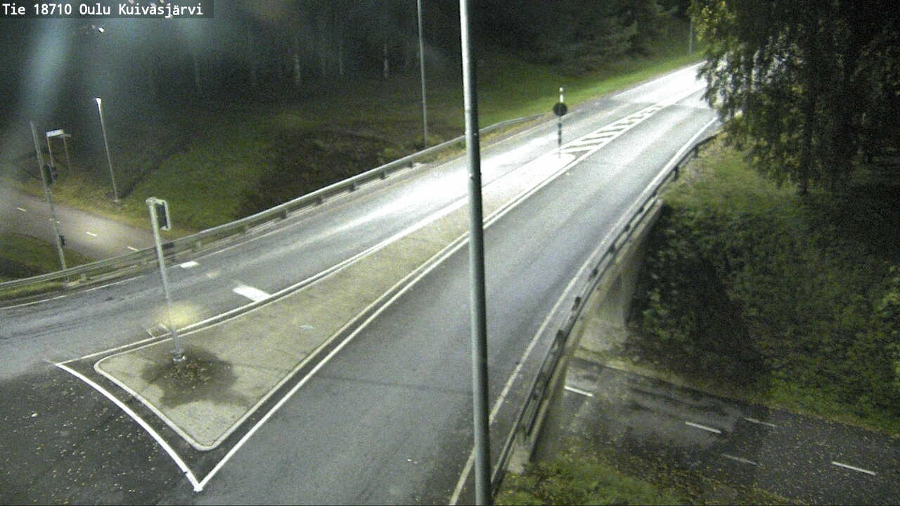 Weather Camera Image väg 18710 Oulu Kuivasjärvi, Oulu, Pohjois-Pohjanmaa