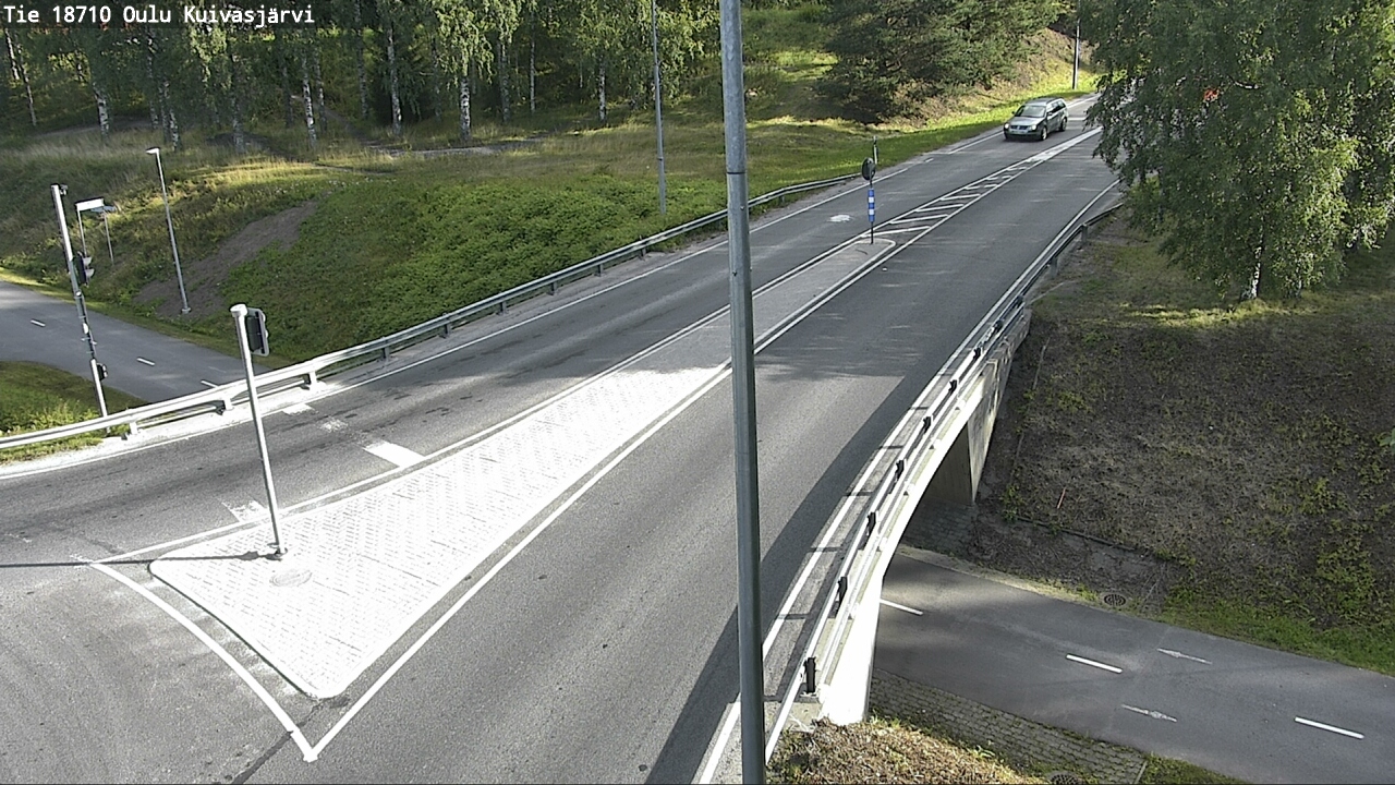 Weather Camera Image road 18710 Oulu Kuivasjärvi, Oulu, Pohjois-Pohjanmaa