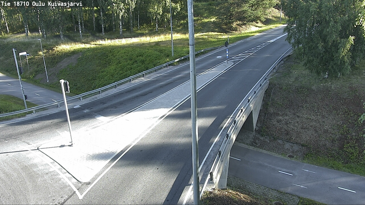 Weather Camera Image road 18710 Oulu Kuivasjärvi, Oulu, Pohjois-Pohjanmaa