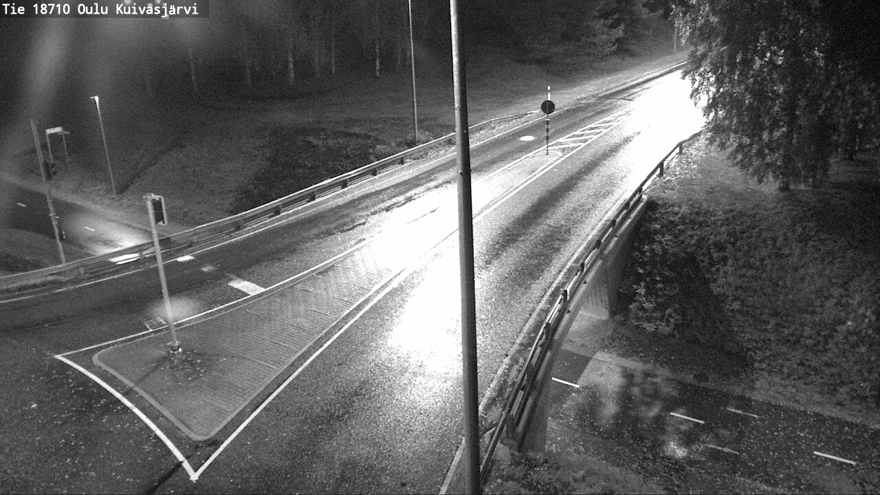 Weather Camera Image väg 18710 Oulu Kuivasjärvi, Oulu, Pohjois-Pohjanmaa