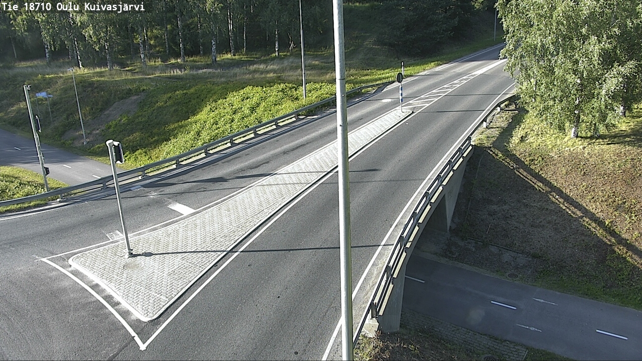 Weather Camera Image road 18710 Oulu Kuivasjärvi, Oulu, Pohjois-Pohjanmaa