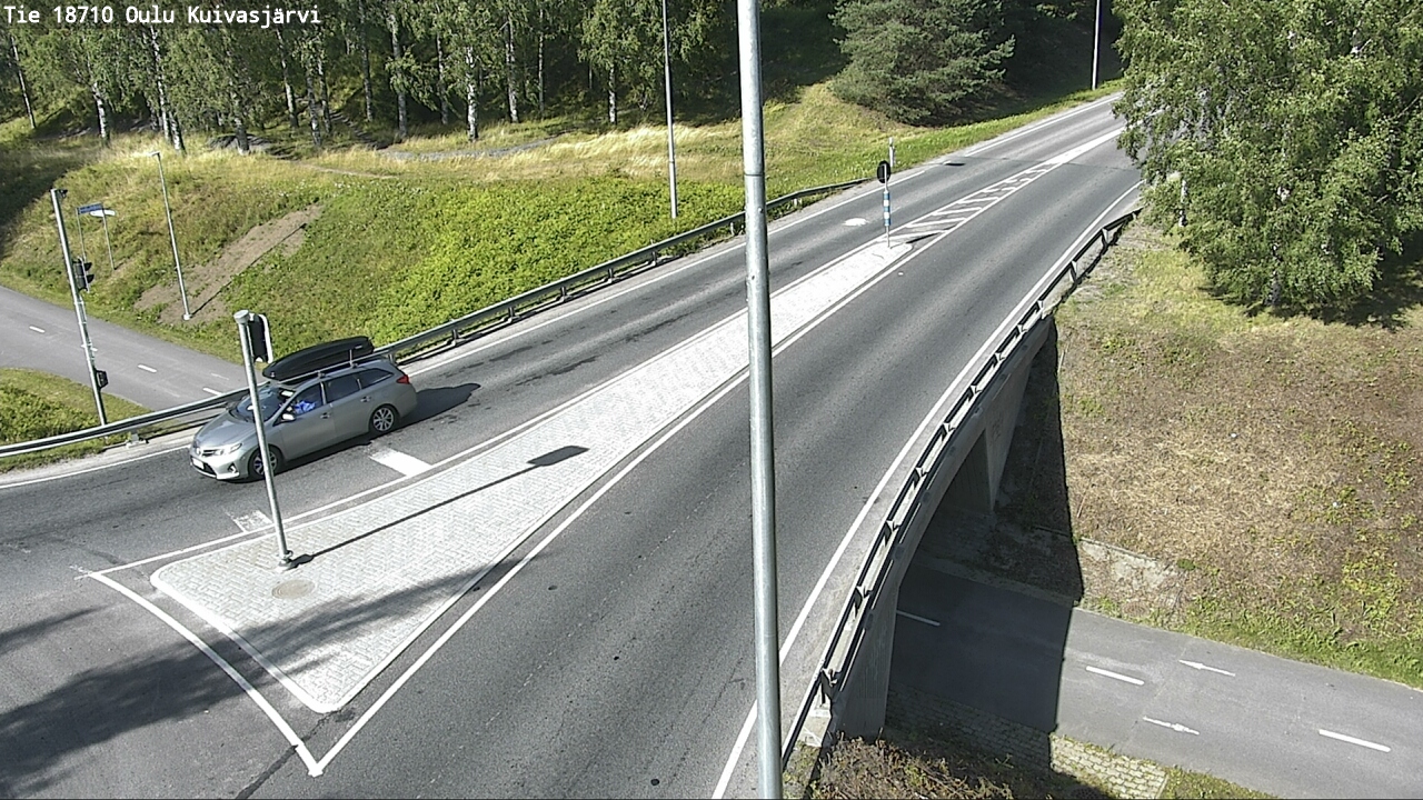 Weather Camera Image road 18710 Oulu Kuivasjärvi, Oulu, Pohjois-Pohjanmaa