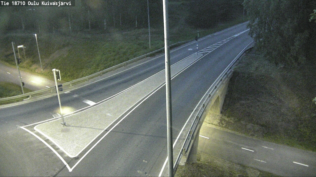 Weather Camera Image road 18710 Oulu Kuivasjärvi, Oulu, Pohjois-Pohjanmaa