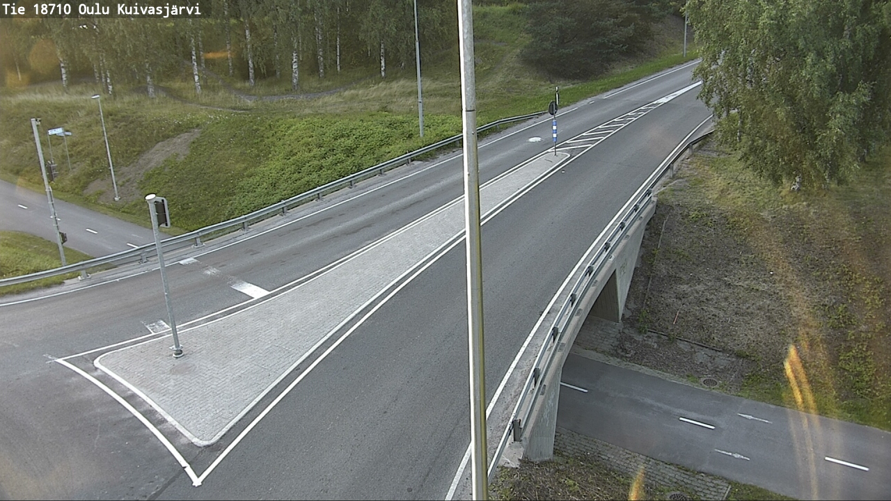 Weather Camera Image road 18710 Oulu Kuivasjärvi, Oulu, Pohjois-Pohjanmaa
