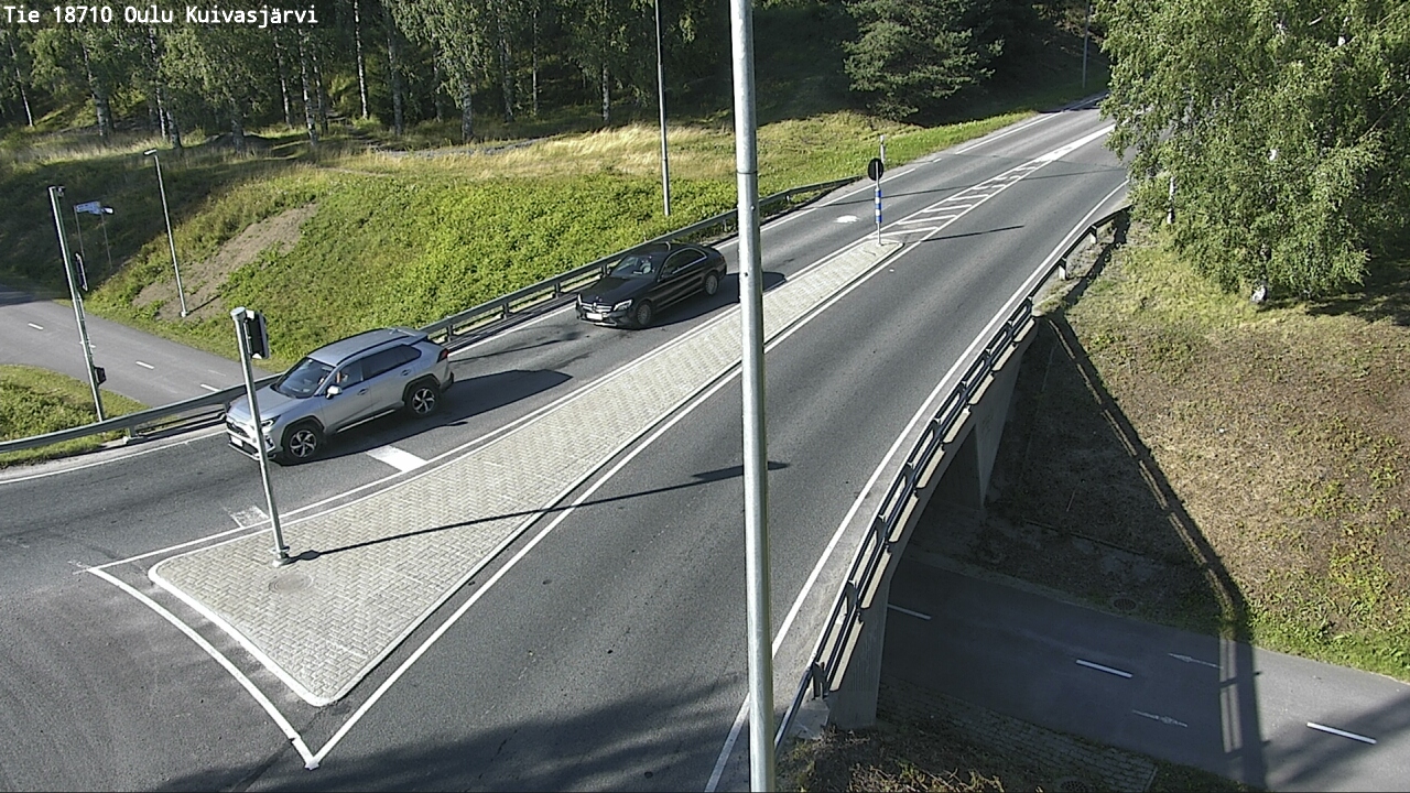 Weather Camera Image road 18710 Oulu Kuivasjärvi, Oulu, Pohjois-Pohjanmaa
