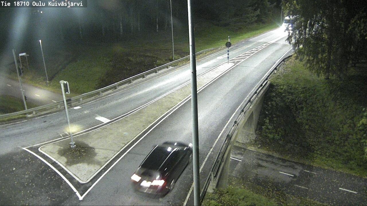 Weather Camera Image väg 18710 Oulu Kuivasjärvi, Oulu, Pohjois-Pohjanmaa