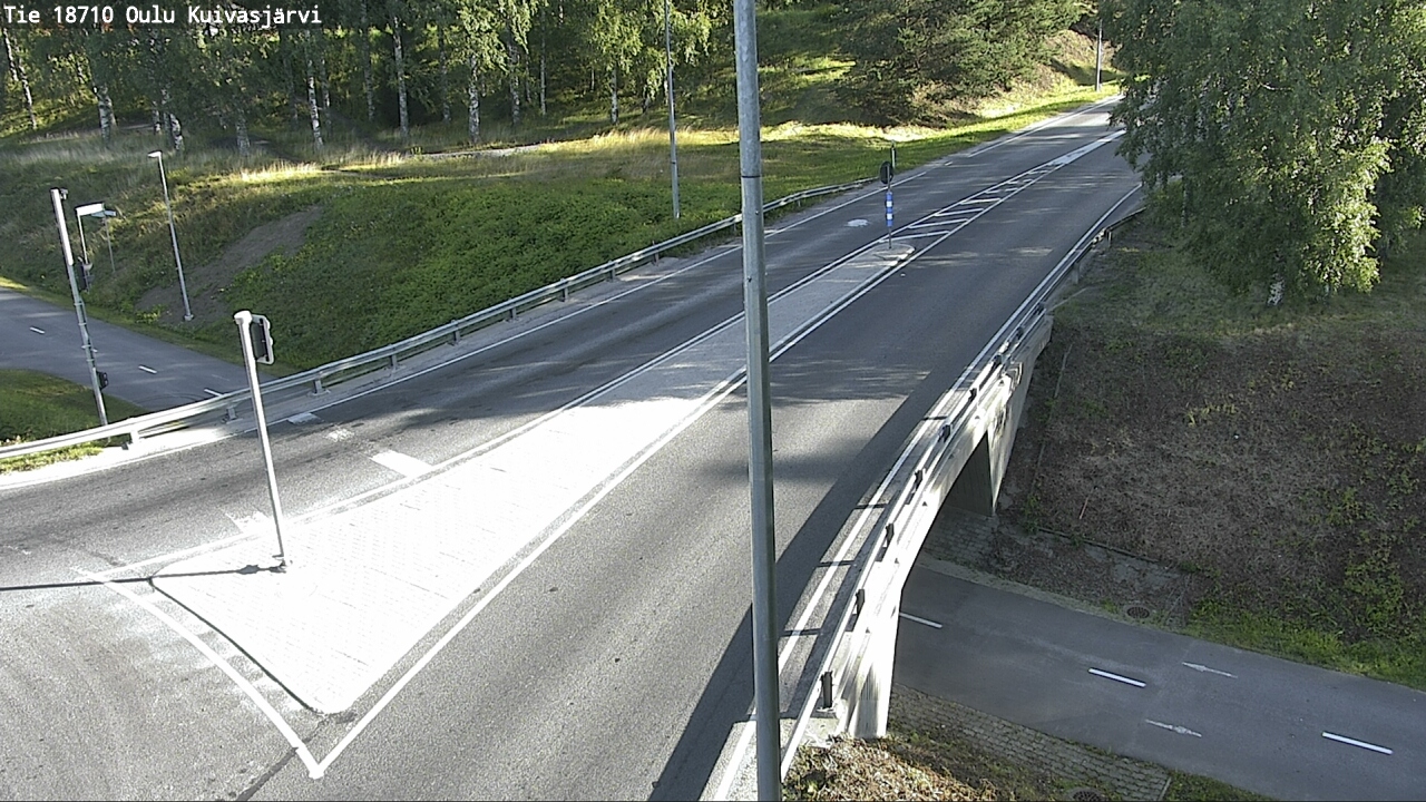 Weather Camera Image road 18710 Oulu Kuivasjärvi, Oulu, Pohjois-Pohjanmaa