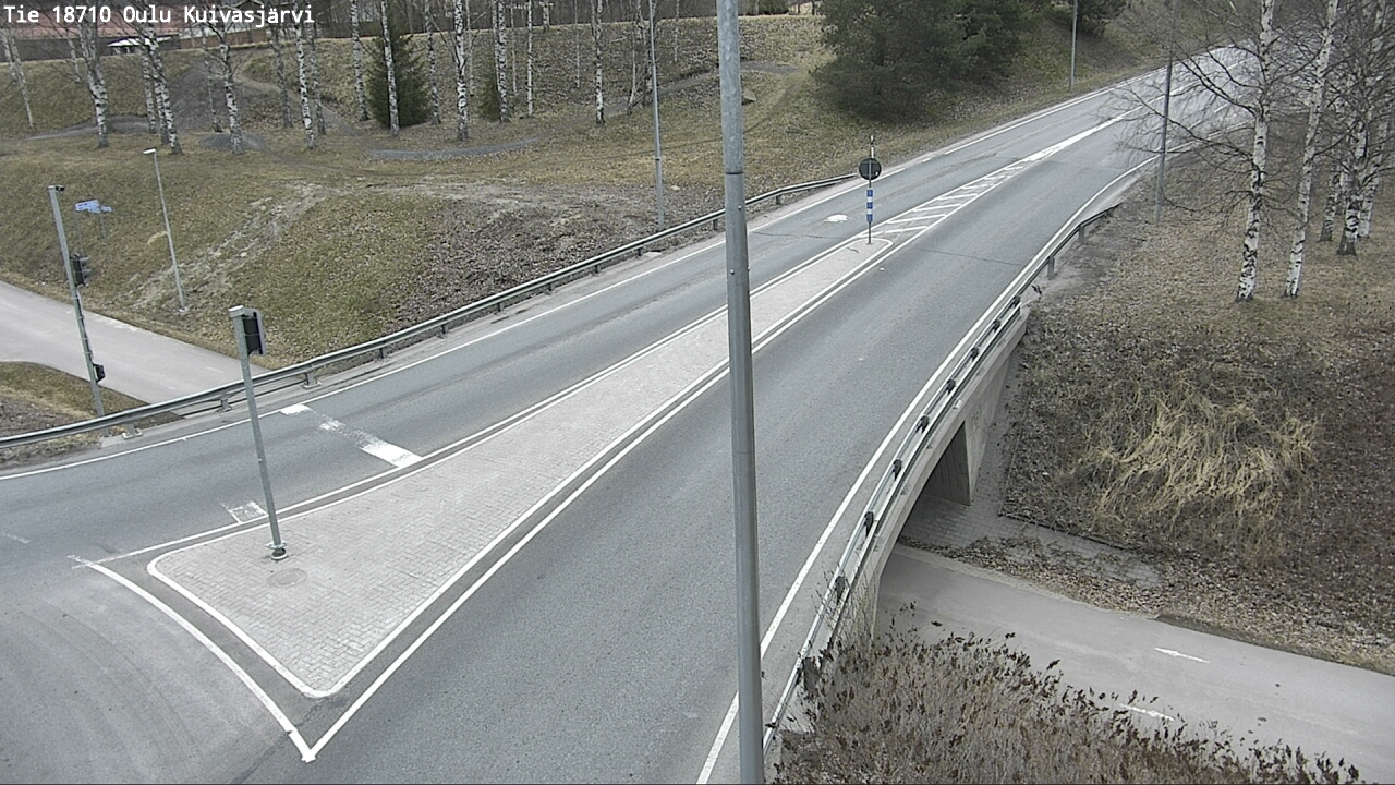 Weather Camera Image road 18710 Oulu Kuivasjärvi, Oulu, Pohjois-Pohjanmaa