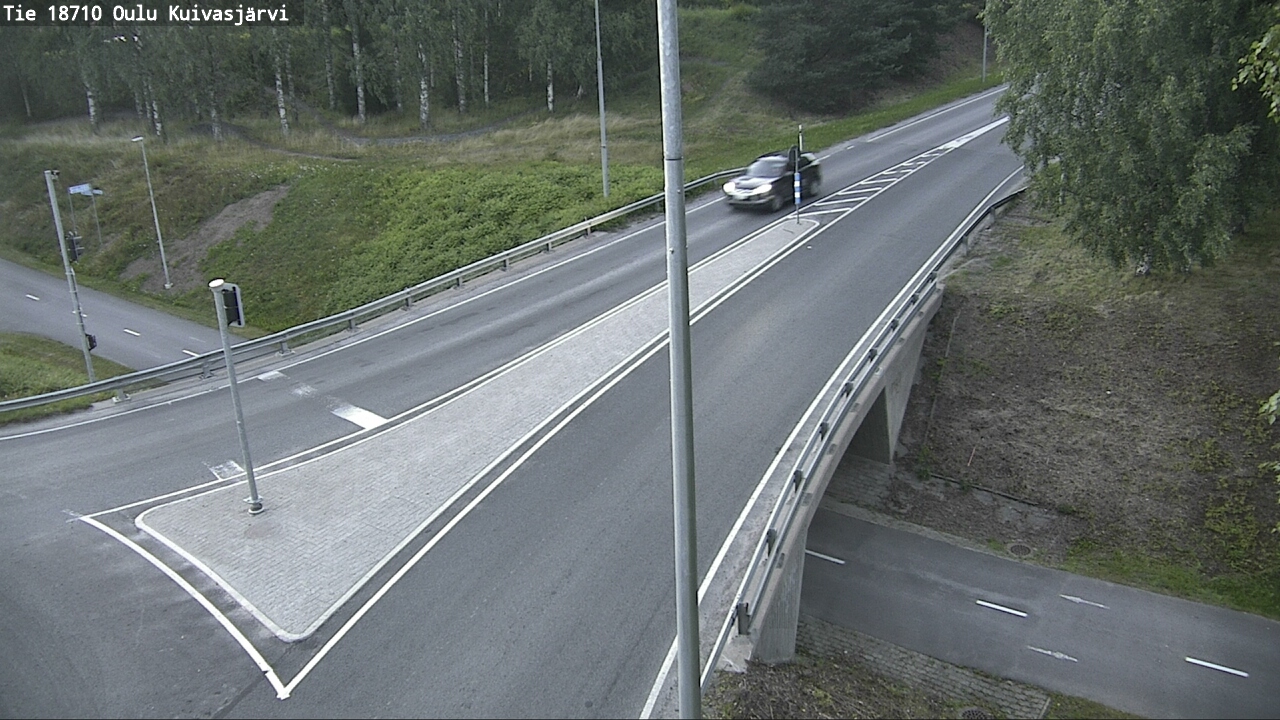 Weather Camera Image road 18710 Oulu Kuivasjärvi, Oulu, Pohjois-Pohjanmaa