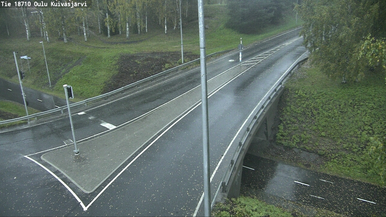 Weather Camera Image väg 18710 Oulu Kuivasjärvi, Oulu, Pohjois-Pohjanmaa
