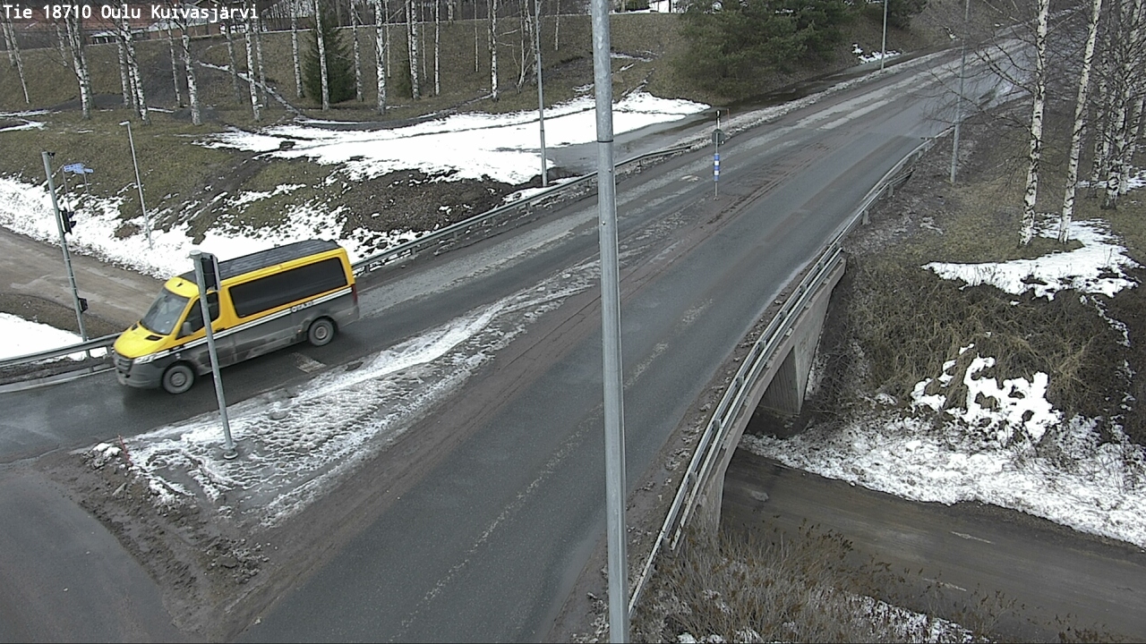 Weather Camera Image väg 18710 Oulu Kuivasjärvi, Oulu, Pohjois-Pohjanmaa