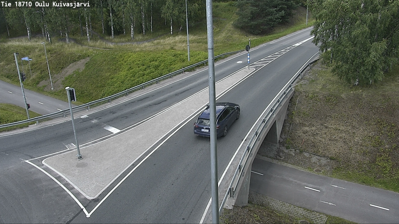 Weather Camera Image road 18710 Oulu Kuivasjärvi, Oulu, Pohjois-Pohjanmaa