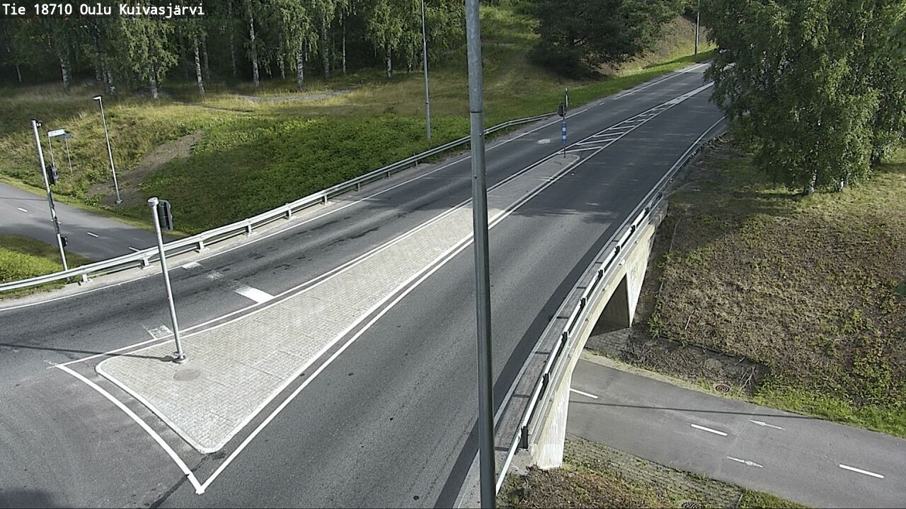 Weather Camera Image road 18710 Oulu Kuivasjärvi, Oulu, Pohjois-Pohjanmaa