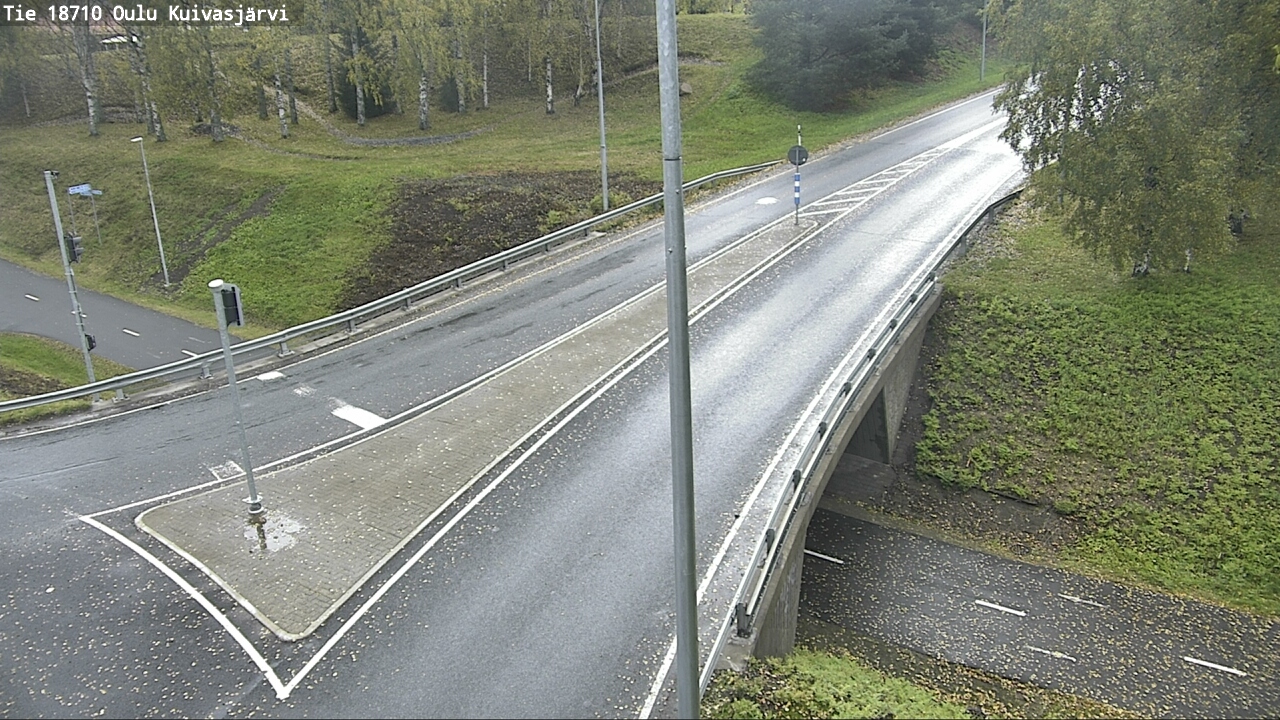 Weather Camera Image road 18710 Oulu Kuivasjärvi, Oulu, Pohjois-Pohjanmaa