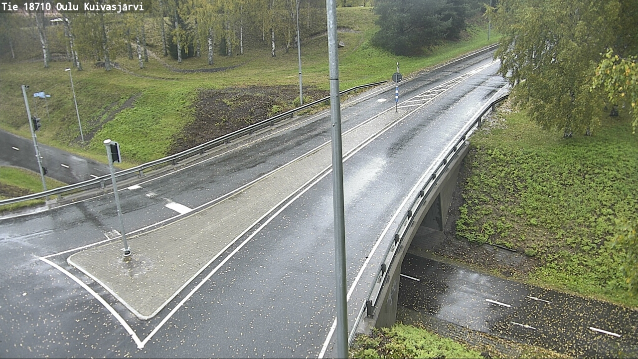 Weather Camera Image väg 18710 Oulu Kuivasjärvi, Oulu, Pohjois-Pohjanmaa