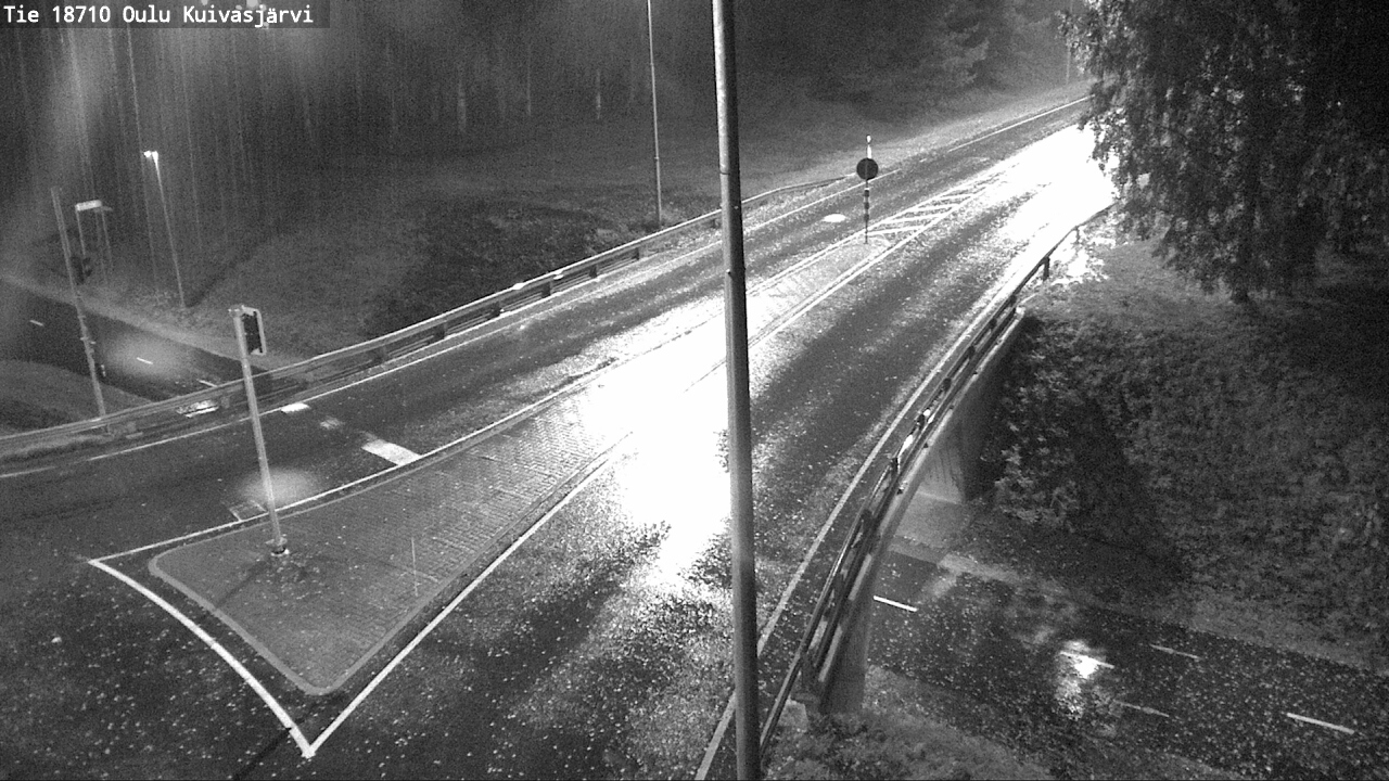 Weather Camera Image väg 18710 Oulu Kuivasjärvi, Oulu, Pohjois-Pohjanmaa