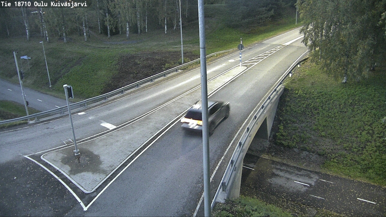 Weather Camera Image väg 18710 Oulu Kuivasjärvi, Oulu, Pohjois-Pohjanmaa