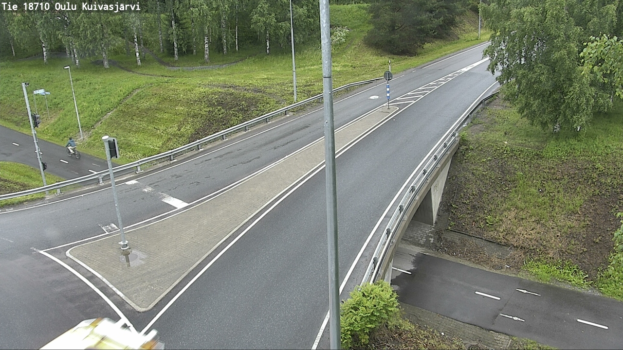 Weather Camera Image väg 18710 Oulu Kuivasjärvi, Oulu, Pohjois-Pohjanmaa