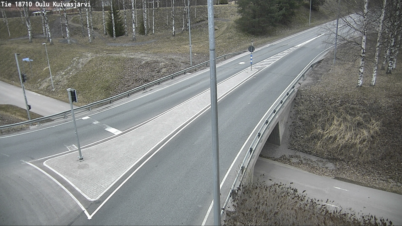 Weather Camera Image road 18710 Oulu Kuivasjärvi, Oulu, Pohjois-Pohjanmaa