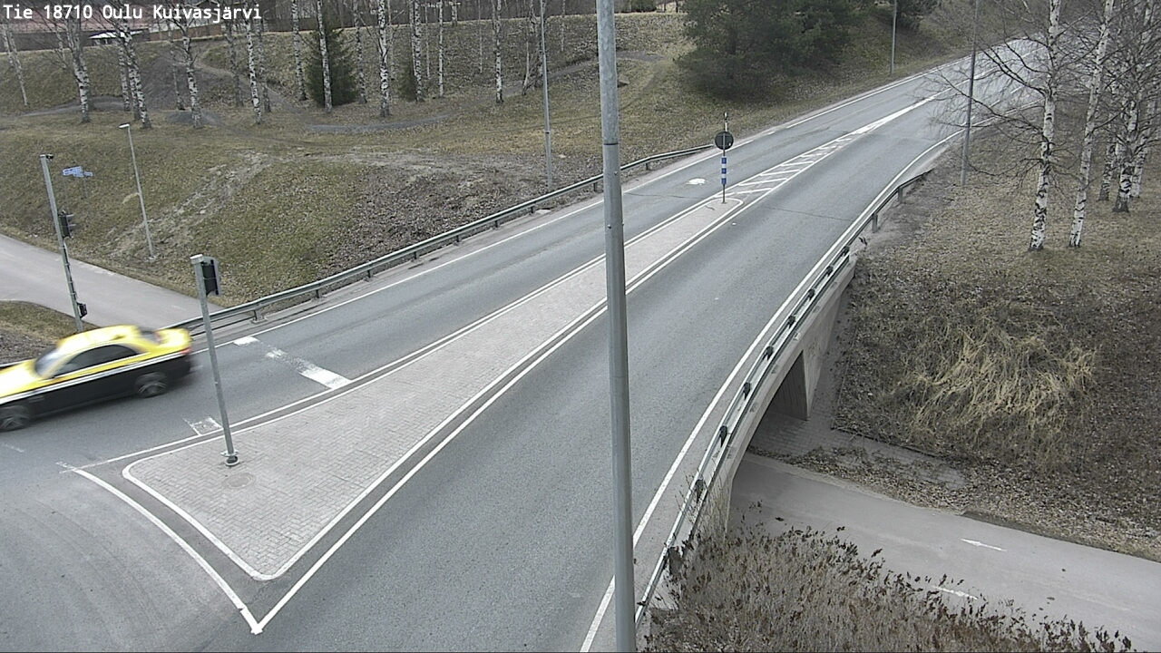 Weather Camera Image road 18710 Oulu Kuivasjärvi, Oulu, Pohjois-Pohjanmaa