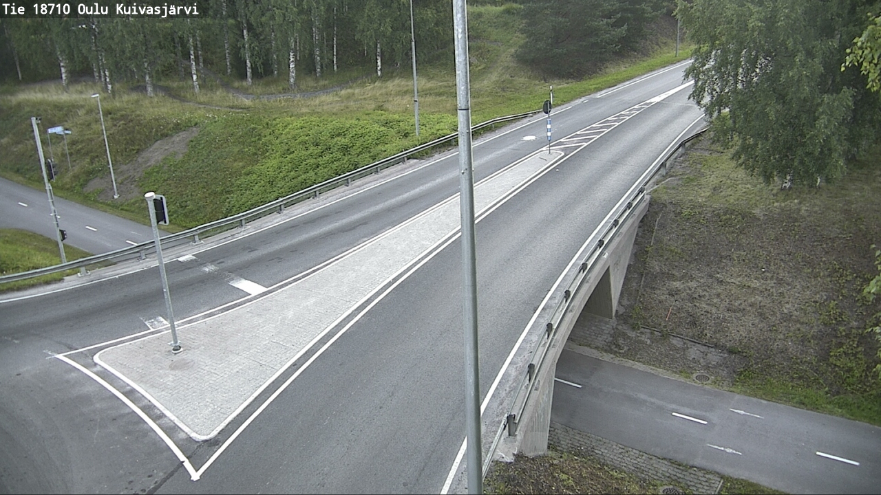 Weather Camera Image road 18710 Oulu Kuivasjärvi, Oulu, Pohjois-Pohjanmaa
