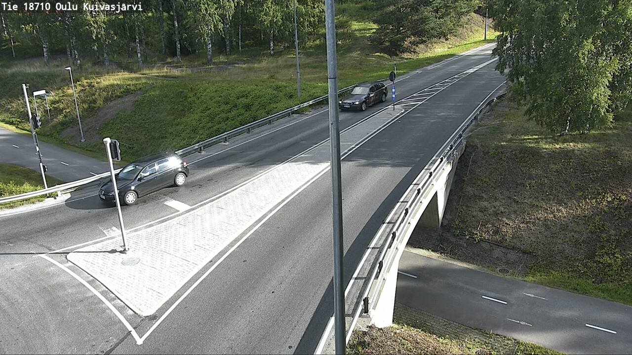 Weather Camera Image road 18710 Oulu Kuivasjärvi, Oulu, Pohjois-Pohjanmaa