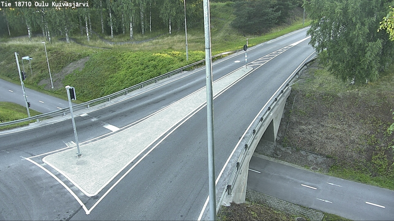 Weather Camera Image road 18710 Oulu Kuivasjärvi, Oulu, Pohjois-Pohjanmaa