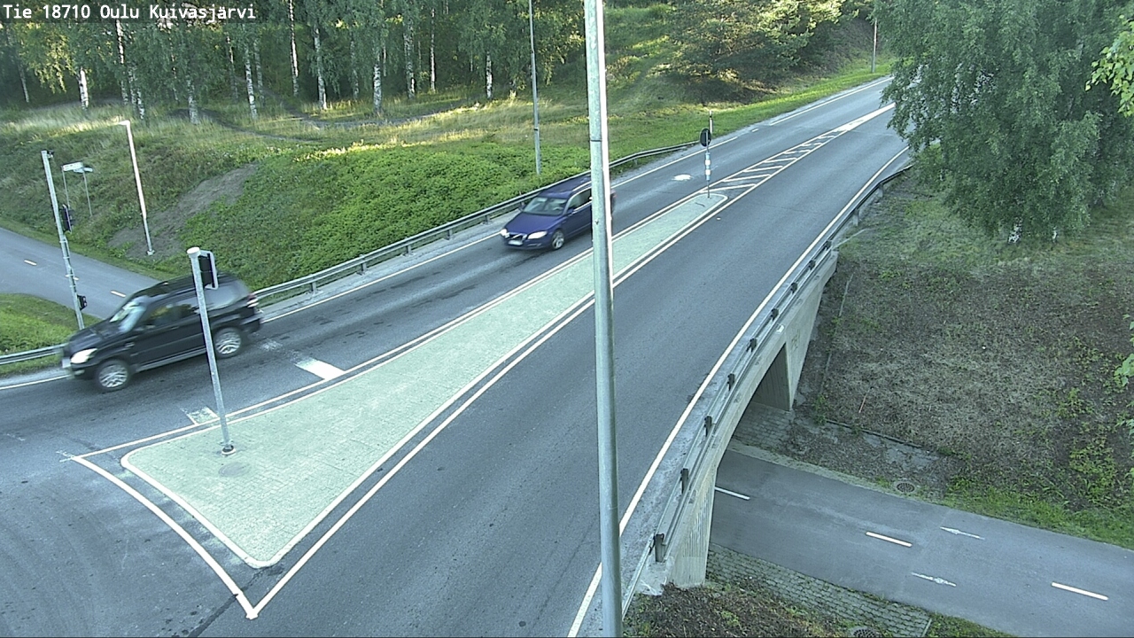 Weather Camera Image road 18710 Oulu Kuivasjärvi, Oulu, Pohjois-Pohjanmaa