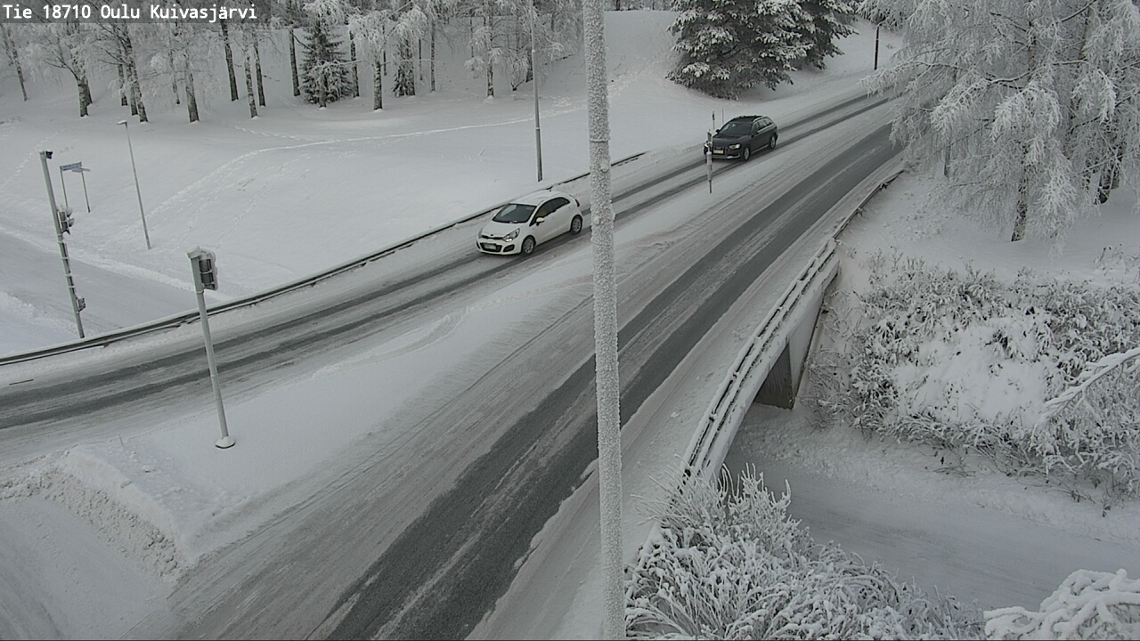 Weather Camera Image road 18710 Oulu Kuivasjärvi, Oulu, Pohjois-Pohjanmaa