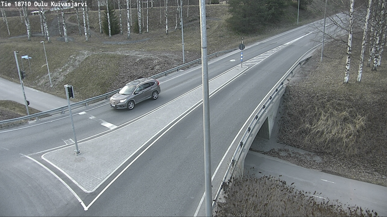 Weather Camera Image väg 18710 Oulu Kuivasjärvi, Oulu, Pohjois-Pohjanmaa