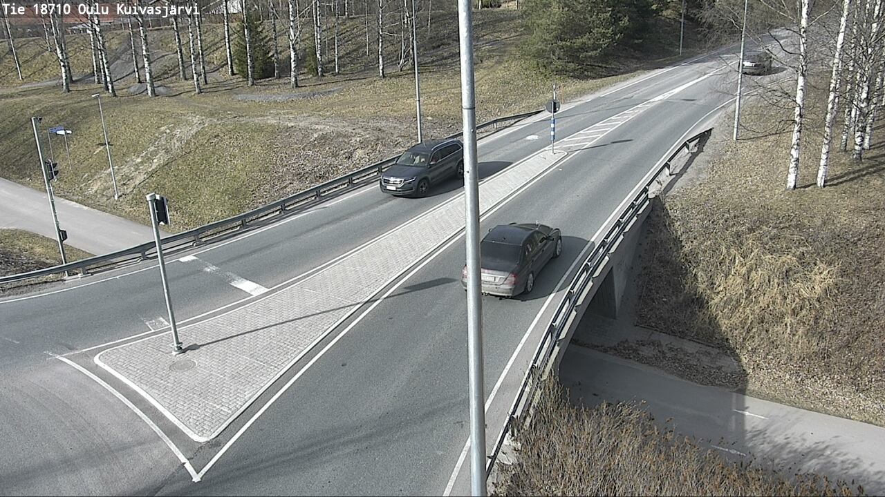 Weather Camera Image väg 18710 Oulu Kuivasjärvi, Oulu, Pohjois-Pohjanmaa