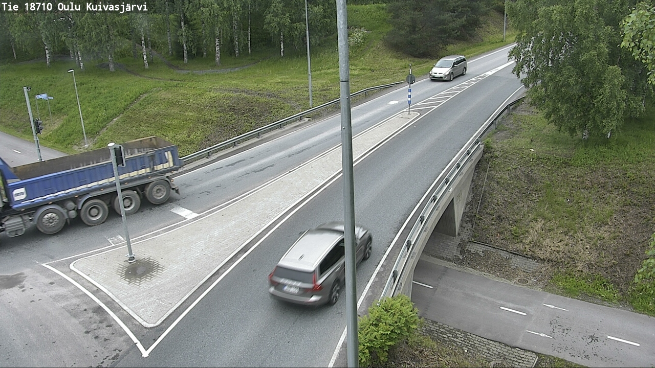 Weather Camera Image road 18710 Oulu Kuivasjärvi, Oulu, Pohjois-Pohjanmaa