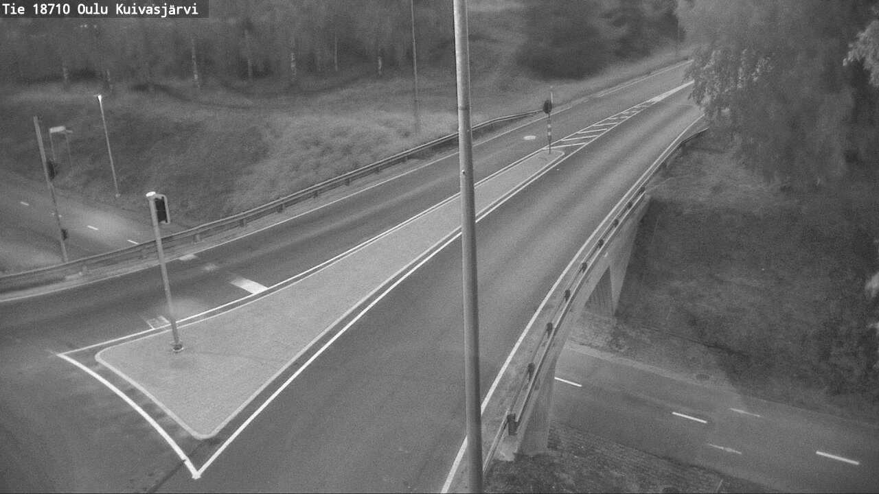 Weather Camera Image road 18710 Oulu Kuivasjärvi, Oulu, Pohjois-Pohjanmaa