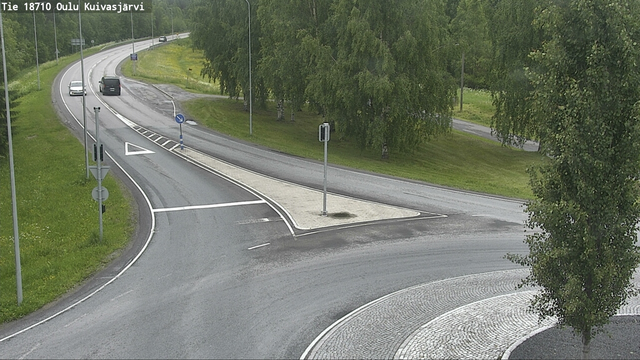 Weather Camera Image väg 18710 Oulu Kuivasjärvi, Oulu, Pohjois-Pohjanmaa