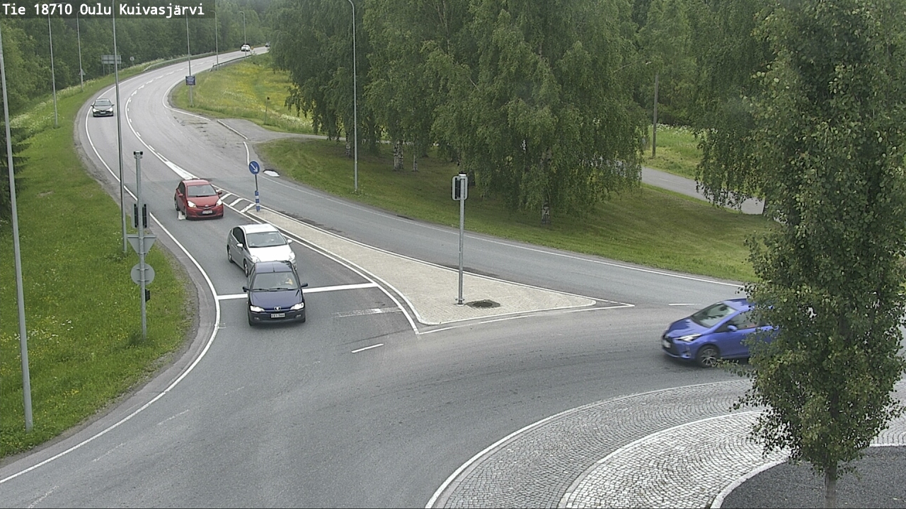 Weather Camera Image road 18710 Oulu Kuivasjärvi, Oulu, Pohjois-Pohjanmaa