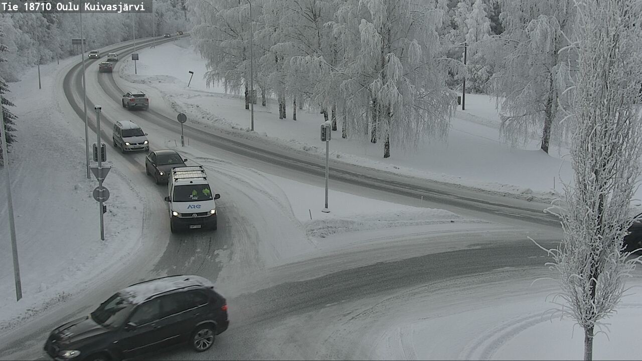 Weather Camera Image road 18710 Oulu Kuivasjärvi, Oulu, Pohjois-Pohjanmaa