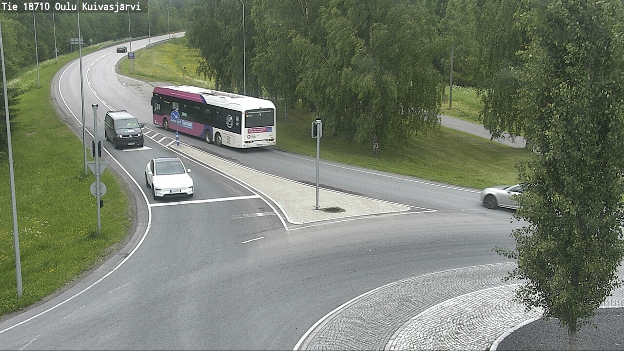 Weather Camera Image road 18710 Oulu Kuivasjärvi, Oulu, Pohjois-Pohjanmaa