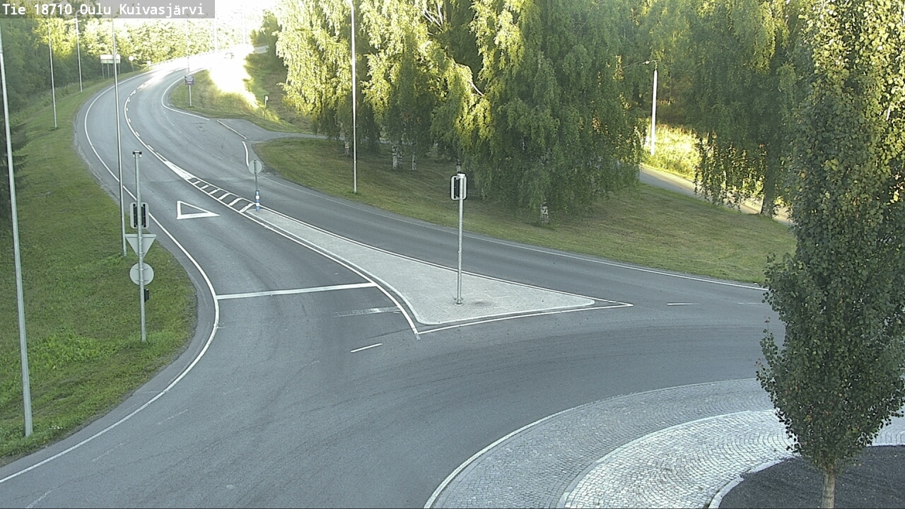 Weather Camera Image road 18710 Oulu Kuivasjärvi, Oulu, Pohjois-Pohjanmaa