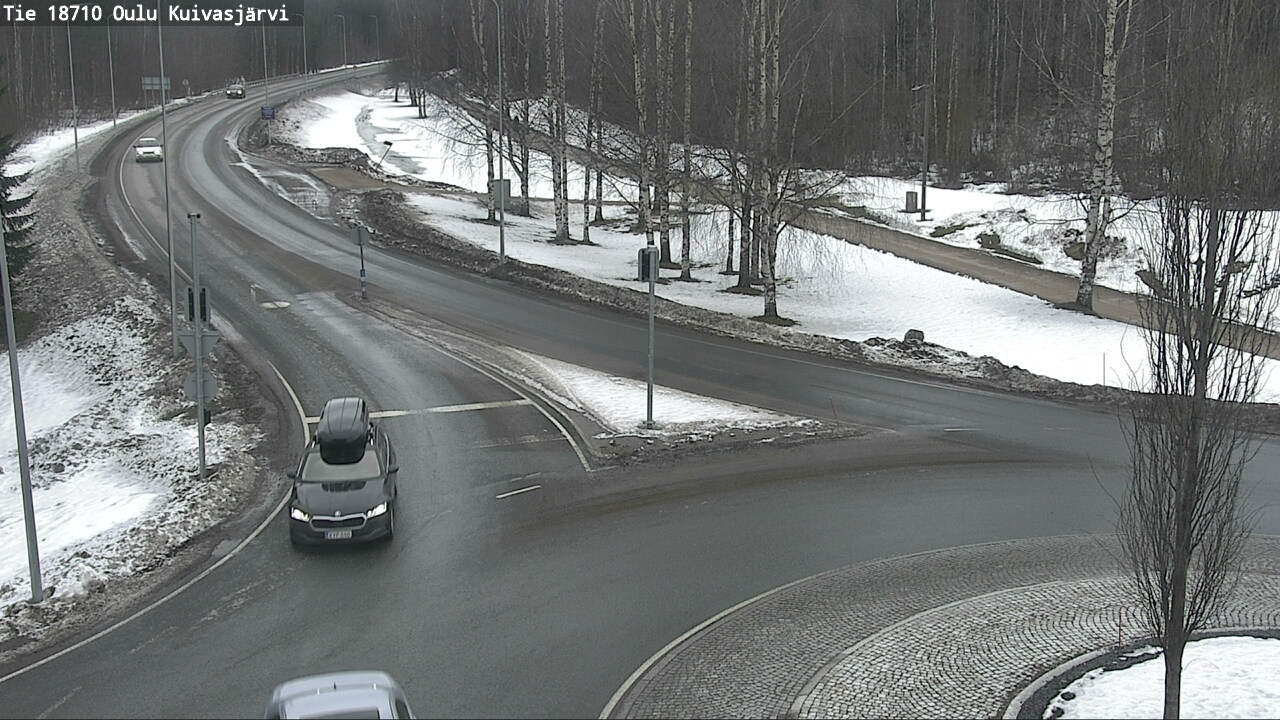 Weather Camera Image road 18710 Oulu Kuivasjärvi, Oulu, Pohjois-Pohjanmaa