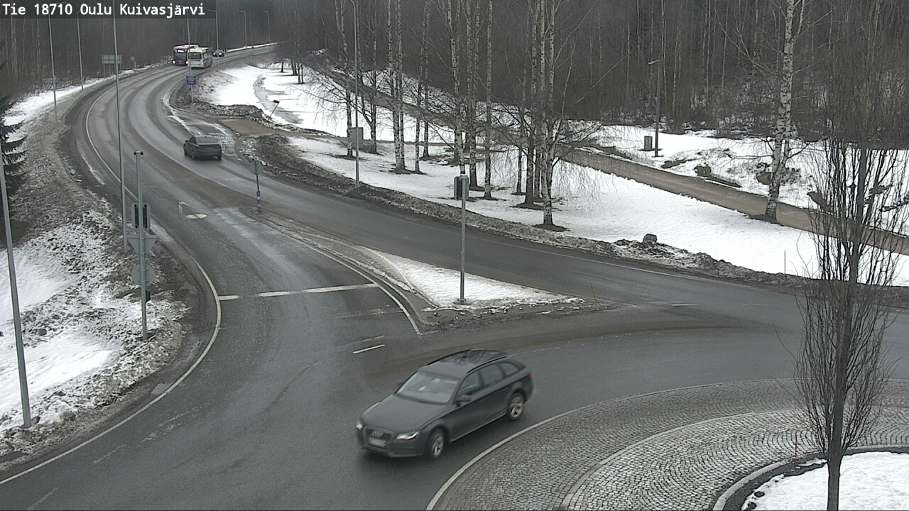 Weather Camera Image road 18710 Oulu Kuivasjärvi, Oulu, Pohjois-Pohjanmaa